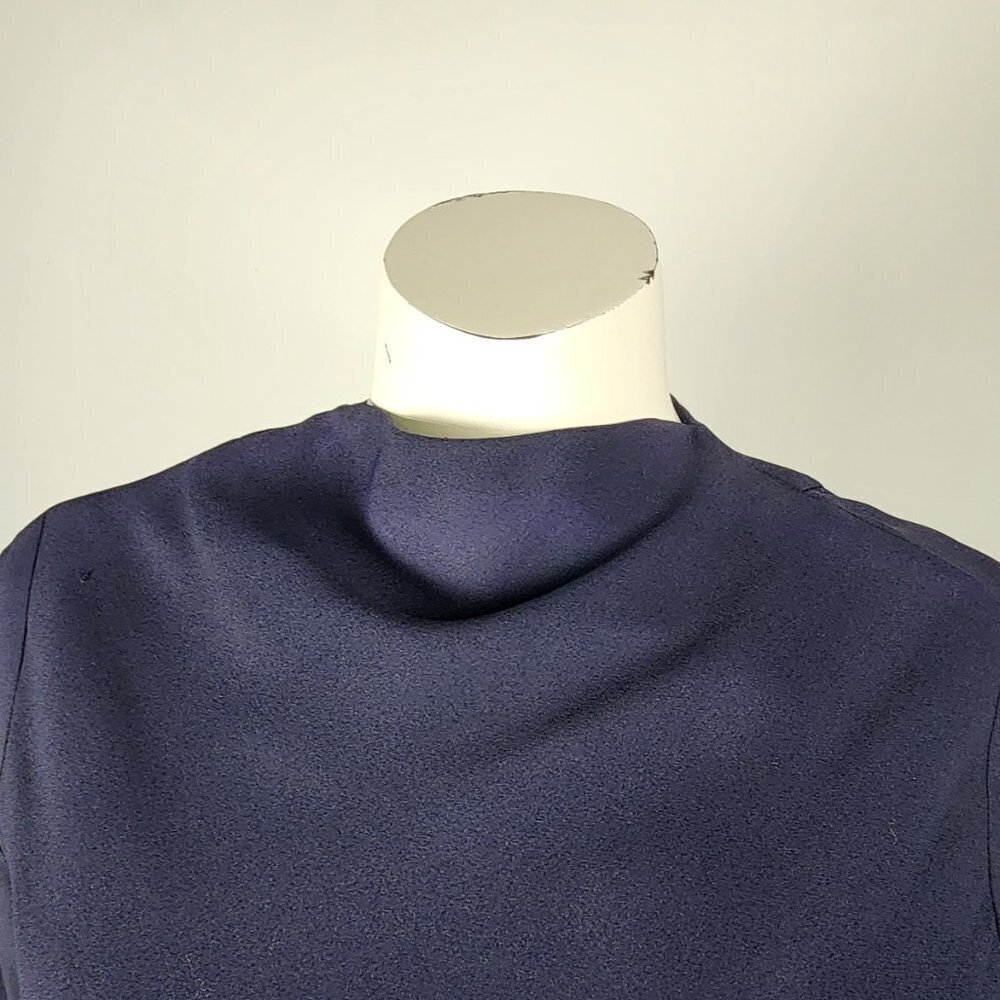 Teal Traina New York 1960s Navy Blue Top & Dress Set Size XS - Picture 2 of 15